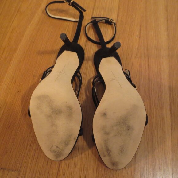 LAST CHANCE Black ZARA Ankle Strap High Heel Sandals - Picture 8 of 8